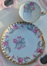 Load image into Gallery viewer, Pretty in Pink-Shafford Japan Teacup and Snack Plate