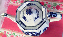 Load image into Gallery viewer, Pretty in Pink-and Blue-Magnificent Francis Morley 1845 Flow Blue Teapot