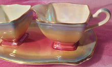 Load image into Gallery viewer, Pretty in Pink-Royal Winton Grimwades Rainbow Creamer Sugar Bowl and Tray
