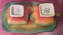 Load image into Gallery viewer, Pretty in Pink-Royal Winton Grimwades Rainbow Creamer Sugar Bowl and Tray