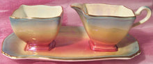Load image into Gallery viewer, Pretty in Pink-Royal Winton Grimwades Rainbow Creamer Sugar Bowl and Tray