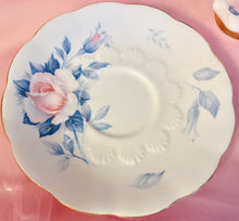 Load image into Gallery viewer, Pretty in Pink-Royal Albert Pastel Pink Rose Corset Teacup and Saucer