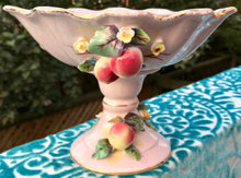 Load image into Gallery viewer, Pretty in Pink-L’Amour China Hand Painted Pedestal Bowl With Fruit Japan