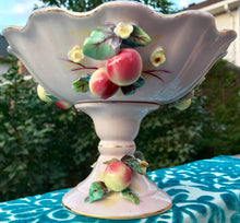Load image into Gallery viewer, Pretty in Pink-L’Amour China Hand Painted Pedestal Bowl With Fruit Japan