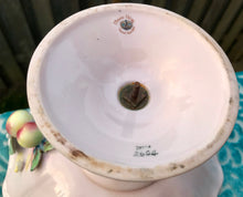 Load image into Gallery viewer, Pretty in Pink-L’Amour China Hand Painted Pedestal Bowl With Fruit Japan