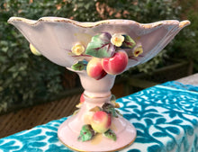 Load image into Gallery viewer, Pretty in Pink-L’Amour China Hand Painted Pedestal Bowl With Fruit Japan