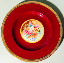 Load image into Gallery viewer, Pretty in Pink-Crown Ducal 10.5 Inch Cabinet Plate