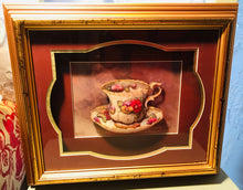 Load image into Gallery viewer, Pretty in Pink-Framed Barbara Mock Teacup Print in 3D