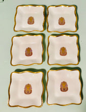 Load image into Gallery viewer, Pretty in Pink-Set of 6 King Tut Nut Dishes Coalport England