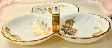 Load image into Gallery viewer, Pretty in Pink-and Gold-Hammersley Rose 3 Part Relish Dish