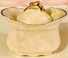 Load image into Gallery viewer, Pretty In Pink-Arthur Wood Iridescent Creamer and Lidded Sugar Bowl