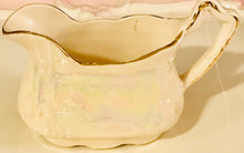 Load image into Gallery viewer, Pretty In Pink-Arthur Wood Iridescent Creamer and Lidded Sugar Bowl