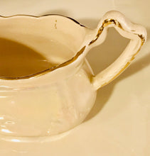 Load image into Gallery viewer, Pretty In Pink-Arthur Wood Iridescent Creamer and Lidded Sugar Bowl