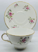 Load image into Gallery viewer, Pretty in Pink-HM Sutherland Pink Roses Teacup and Saucer