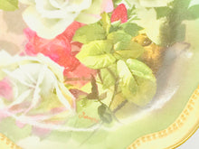 Load image into Gallery viewer, Pretty in Pink:Hand Painted Oscar & Edgar Gutherz Royal Austria 6 Inch Gloire de Dijon Plate