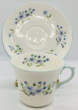 Load image into Gallery viewer, Pretty in Pink-Shelley Number 13591 Blue Rock Cup and Saucer