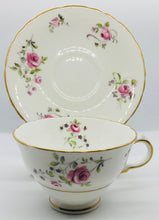 Load image into Gallery viewer, Pretty in Pink-HM Sutherland Pink Roses Teacup and Saucer