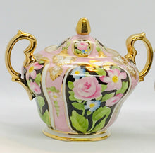 Load image into Gallery viewer, Pretty in Pink-Stunning Nippon Gold Moriage Hand Painted Creamer and Sugar Bowl