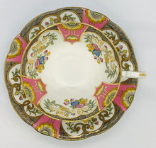 Load image into Gallery viewer, Pretty In Pink-Rare 1920s Aynsley Hand Painted Teacup and Saucer