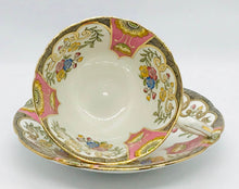 Load image into Gallery viewer, Pretty In Pink-Rare 1920s Aynsley Hand Painted Teacup and Saucer