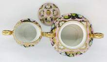 Load image into Gallery viewer, Pretty in Pink-Stunning Nippon Gold Moriage Hand Painted Creamer and Sugar Bowl