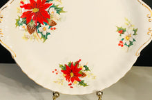 Load image into Gallery viewer, Royal Albert Poinsettia Cake Plate