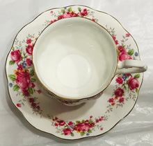 Load image into Gallery viewer, Pretty in Pink-Sweet Royal Albert Rose Tulip Shaped Teacup and Saucer