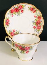 Load image into Gallery viewer, Pretty in Pink-Beautiful Rosina Roses Teacup and Saucer