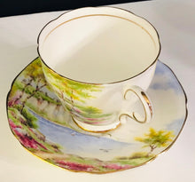 Load image into Gallery viewer, Pretty In Pink-Paragon Double Warrant Cliffs of Dover Teacup and Saucer