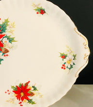 Load image into Gallery viewer, Royal Albert Poinsettia Cake Plate