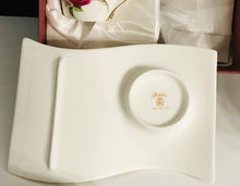 Load image into Gallery viewer, Pretty in Pink-Romantic Pink Rose New In Box Adeline Porcelain Teacup and Snack Plate