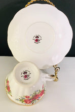 Load image into Gallery viewer, Pretty in Pink-Beautiful Rosina Roses Teacup and Saucer