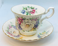 Load image into Gallery viewer, Pretty in Pink-Royal Albert England Summertime Series Teacup and Saucer