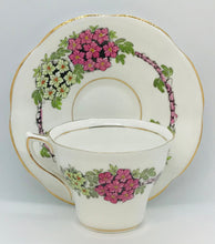 Load image into Gallery viewer, Pretty in Pink-Sweet Rosina Teacup and Saucer