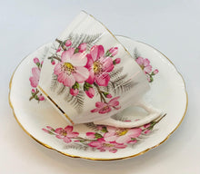 Load image into Gallery viewer, Pretty in Pink-Sweet Windsor Teacup and Saucer England