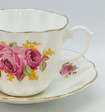 Load image into Gallery viewer, Pretty in Pink-Royal Stuart Spencer Stevenson Pink Rose Teacup and Saucer