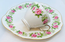 Load image into Gallery viewer, Pretty in Pink-Colclough Pink Roses Tennis Set