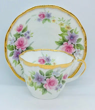Load image into Gallery viewer, Pretty in Pink-Gorgeous Queen’s Rosina Pink Floral Teacup and Saucer