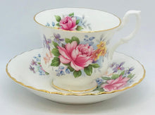 Load image into Gallery viewer, Pretty in Pink-Royal Albert England Summertime Series Chirton Teacup and Saucer