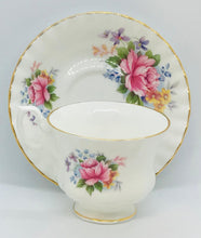 Load image into Gallery viewer, Pretty in Pink-Royal Albert England Summertime Series Chirton Teacup and Saucer