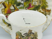 Load image into Gallery viewer, Pretty In Pink-Royal Albert Castles and Cottages Teacup and Saucer