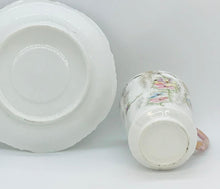 Load image into Gallery viewer, Pretty in Pink-Delicate Porcelain Demitasse Cup and Saucer