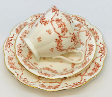 Load image into Gallery viewer, Pretty in Pink-Antique Allertons China Dora Teacup Saucer and Luncheon Plate