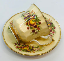 Load image into Gallery viewer, Pretty in Pink-and Yellow-Queen’s China Duo Staffordshire