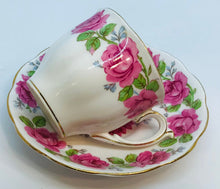 Load image into Gallery viewer, Pretty in Pink-Queen Anne Lady Alexander Rose Teacup and Saucer