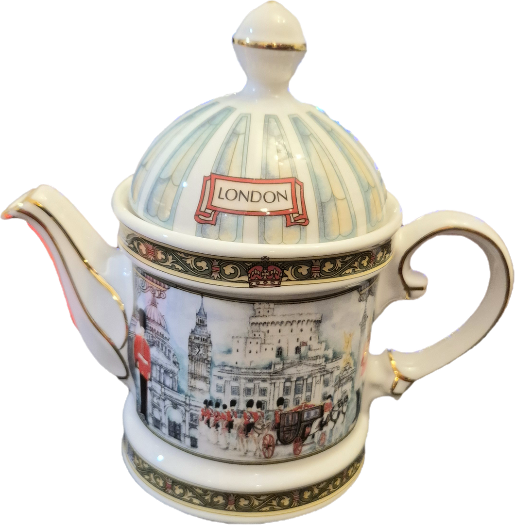 James Sadler London 2 Cup Horseguards Teapot