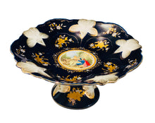 Load image into Gallery viewer, 10 In Diameter Cobalt Compote
