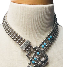 Load image into Gallery viewer, Vintage Metal Beaded Belt Necklace
