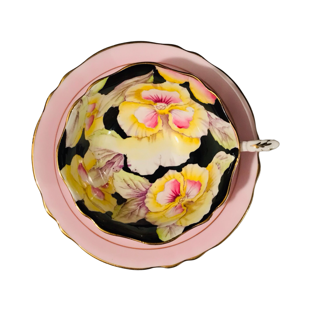Paragon Pink With Pansies