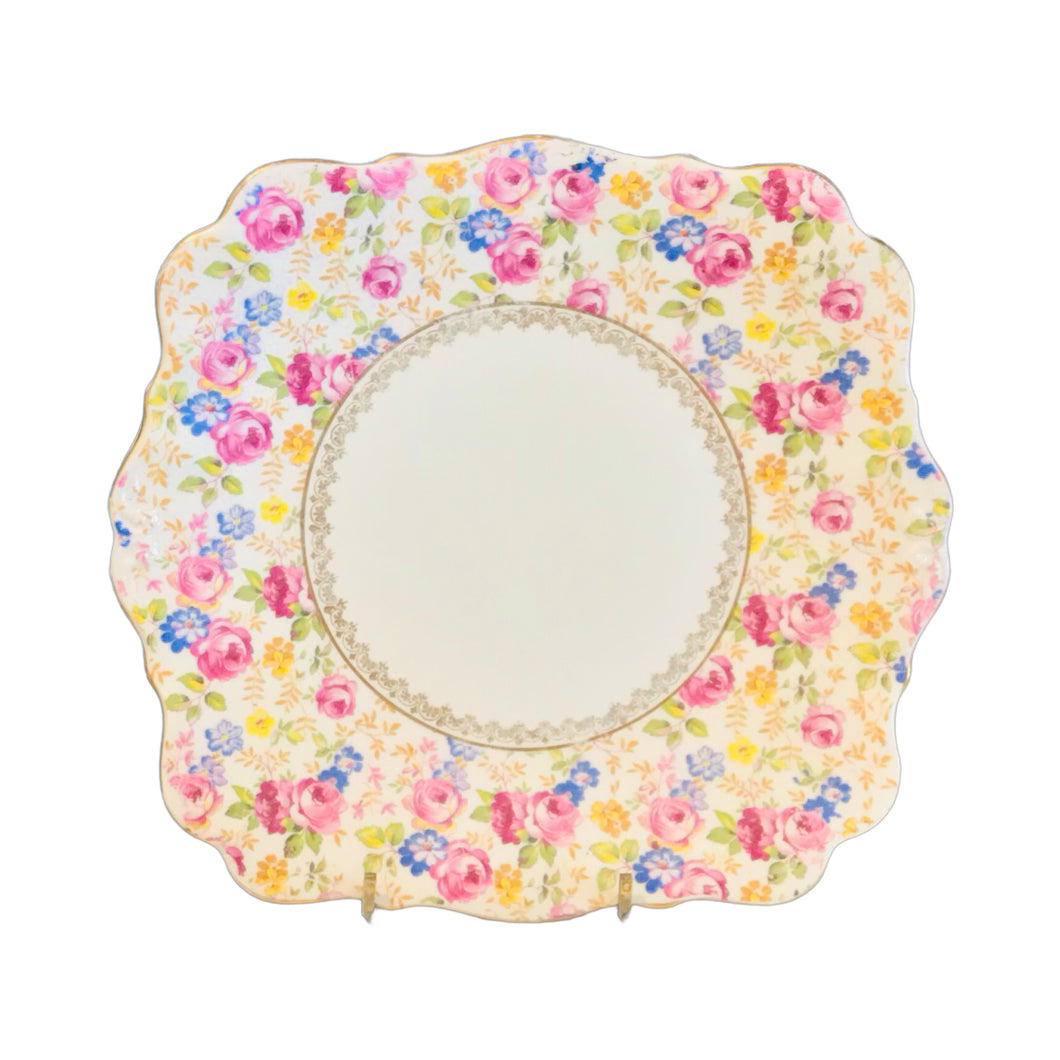 Roslyn 5.5 Inch Chintz Plate